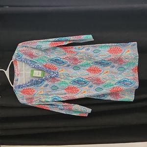 NWT Lilly Pulitzer Courtney tunic dress in Let Minnow, small!